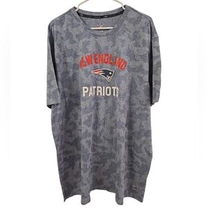 NWT NFL NEW ENGLAND PATRIOTS X MICHAEL STRAHAN T-SHIRT. SIZE 3XL. CAMO....